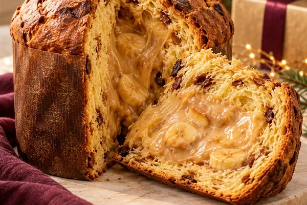 Relleno de plátano y caramelo