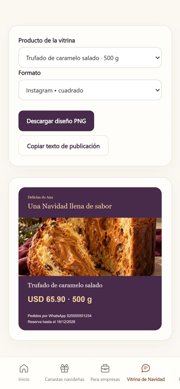 Pantalla real: posts de Navidad